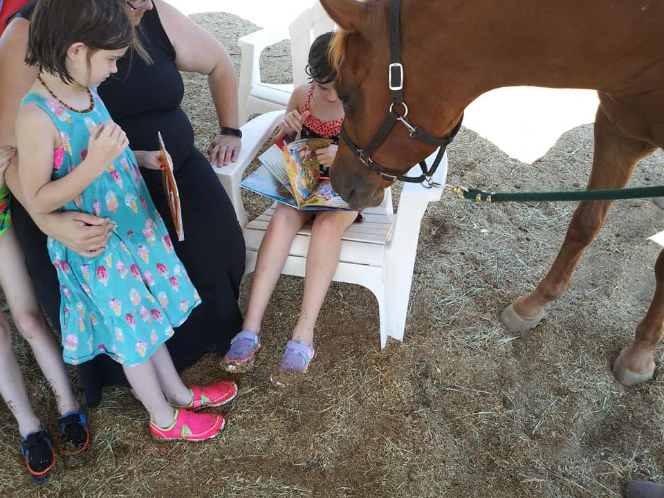 Reading To Horses Program At Lennon Equine Therapy in Arizona